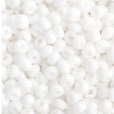 11/0 Preciosa Seed Beads Opaque White #34903